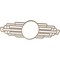 Ekena Millwork Elizabeth Wood Fretwork Pierced Ceiling Medallion, Hickory, 40"W x 20"H x 11"IW x 19"IH x 1/4"T CMWP40X20X0250EBHI - alternate 3